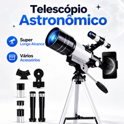 Telescopio astronomico profissional Tripé Ajustável 300mm telescope Astronomica Profissional Telescó