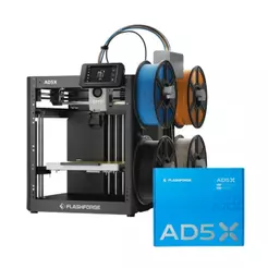 Impressora 3D multicolorida FlashForge AD5x Core XY 600mm/s 127V e 220V Comutável+ Kit de Fechamento