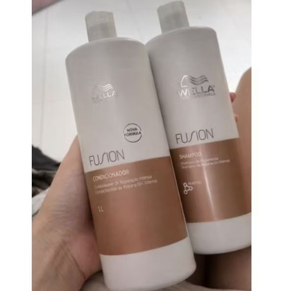 Kit Wella Professionals Fusion – Shampoo 1 Litro + Condicionador 1 Litro
