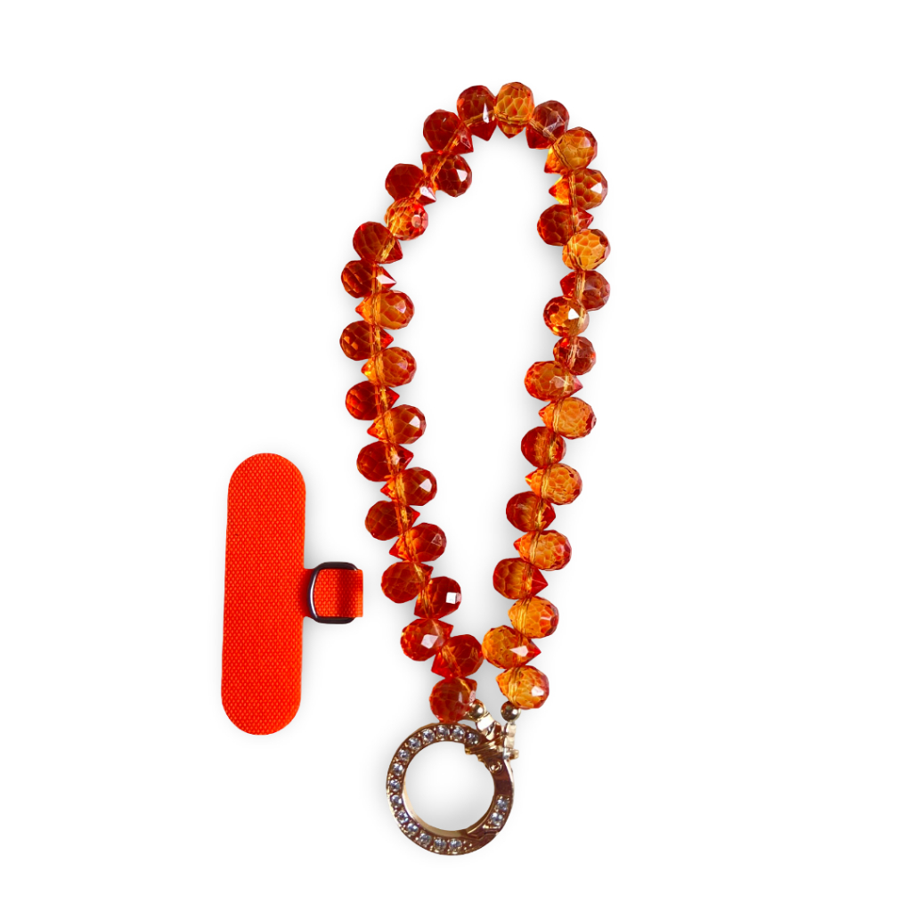 💎 Pulseira Fashion com Strass – Suporte de Mão Luxo para Celular
