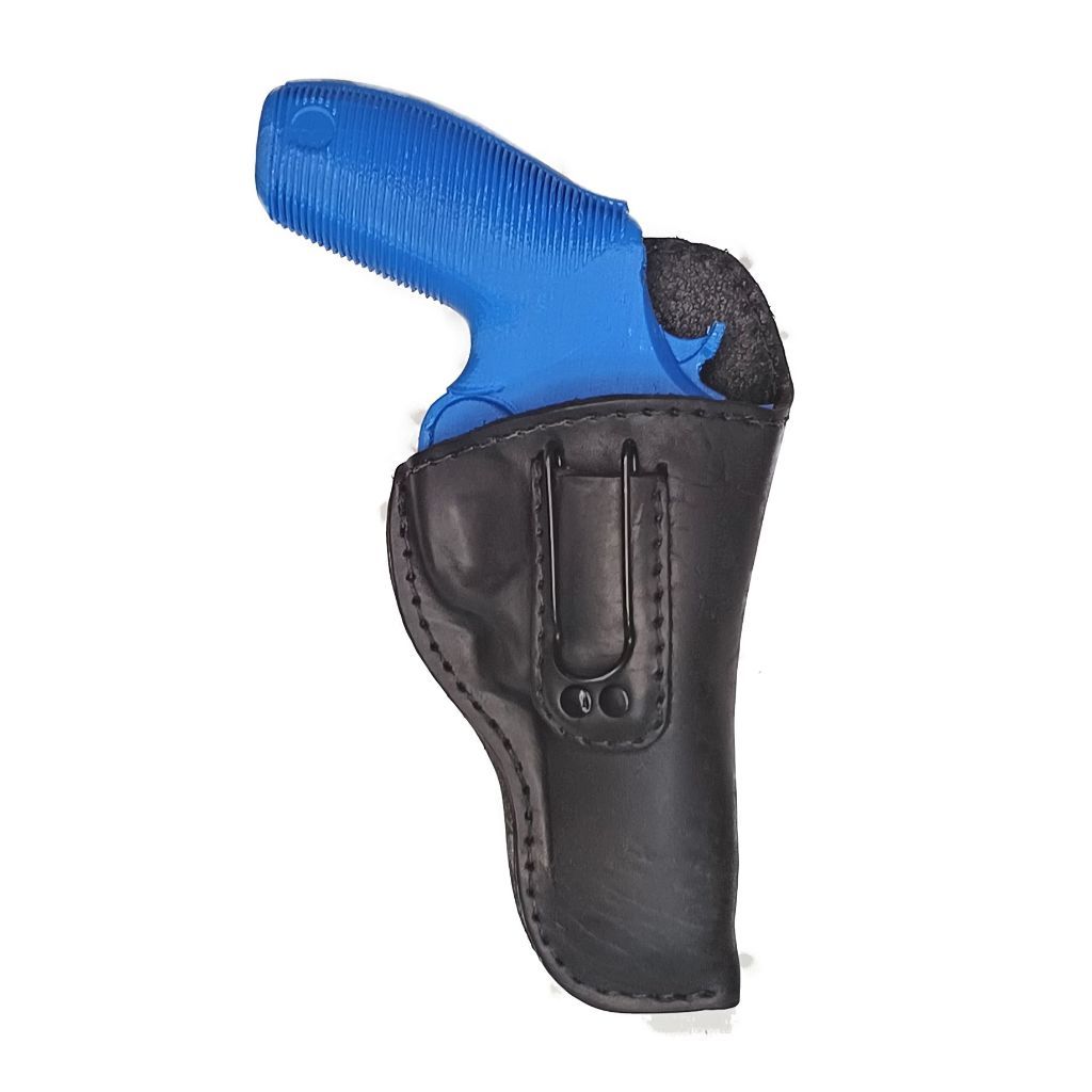 Coldre Couro Revolver 38 357 3 Polegadas 6 Tiros uso Velado