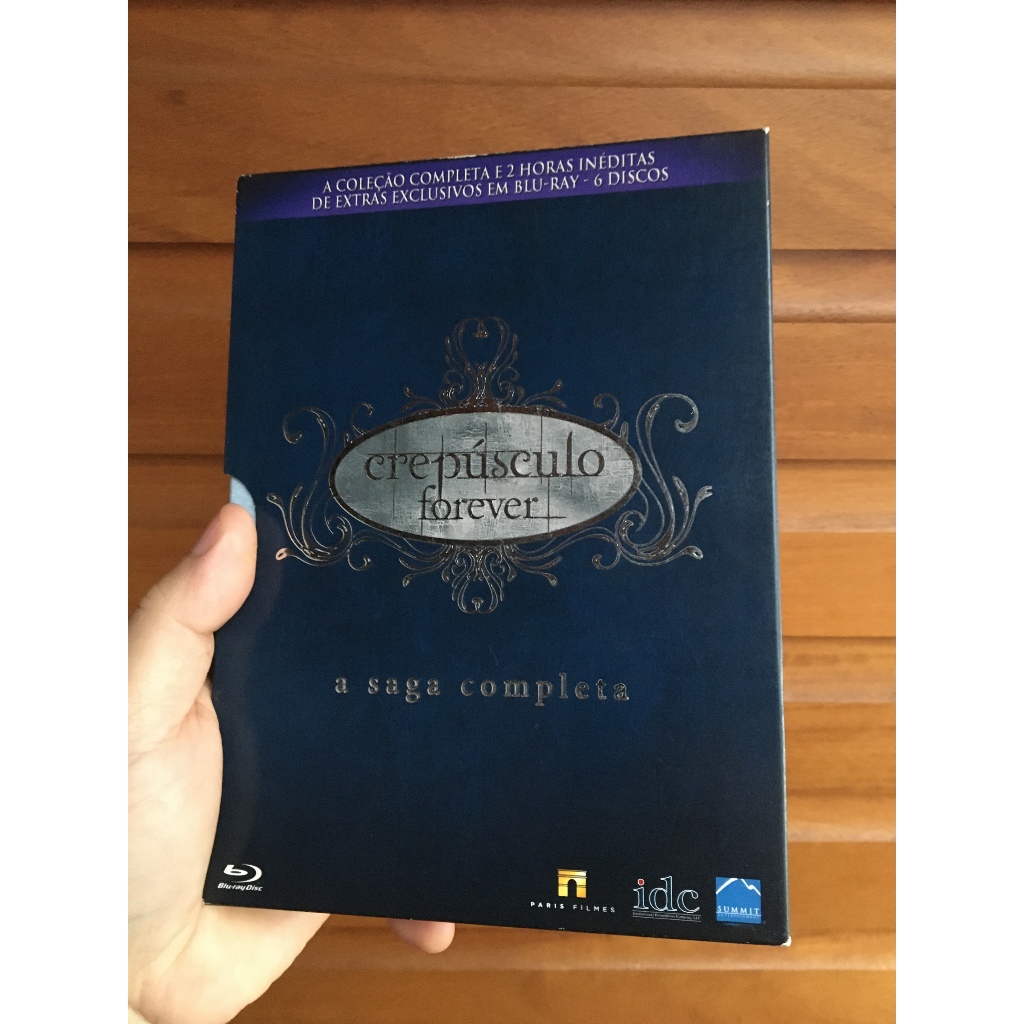 Blu Ray - Box - Crepúsculo - Saga Completa - Nacional - Original - Digistak