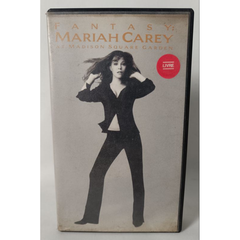 VHS Fantasy: Mariah Carey At Madison Square Garden música internacional fita raridade colecionador
