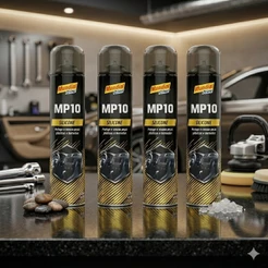 Silicone Spray Mundial Prime 300ml Lavanda Brilho Proteção Painel Carro Borracha Vinil Lubrificante Automotivo Renova