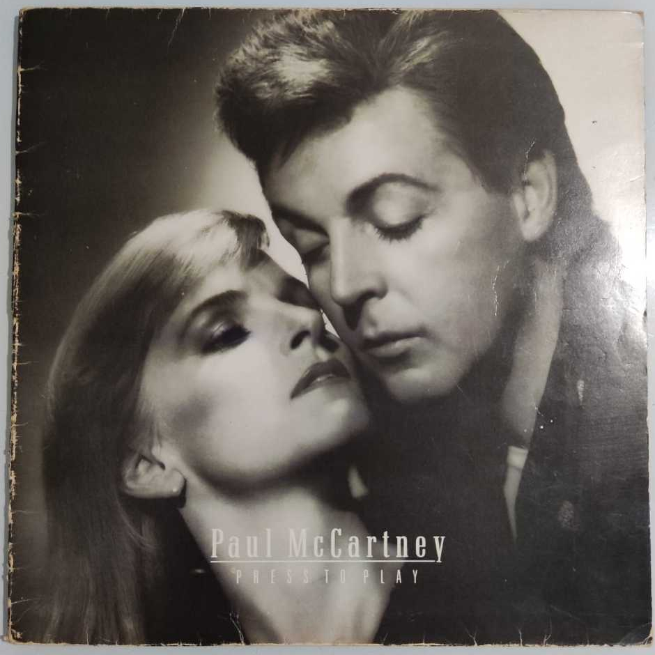 LP Vinil Paul McCartney - Press To Play (1986) Capa Gatefold Com Encarte