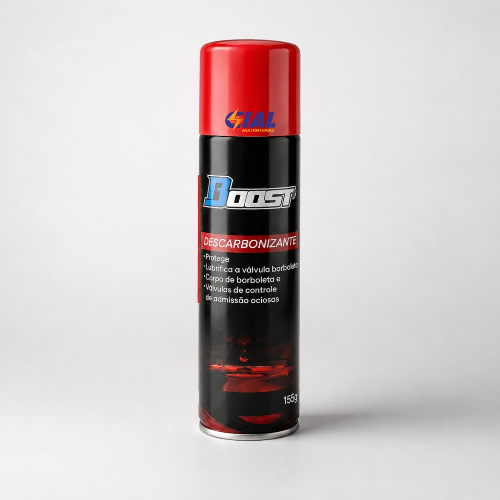 Descarbonizante Boost 250ml Limpa Carburador Bico Injetor Limpeza Profunda Fácil Aplicação