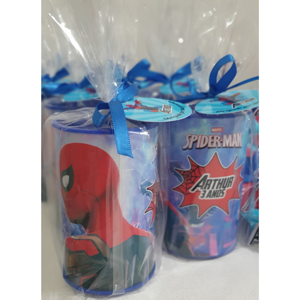 Cofrinho Homem Aranha Personalizado | Lembrancinha Homem Aranha | festa homem aranha