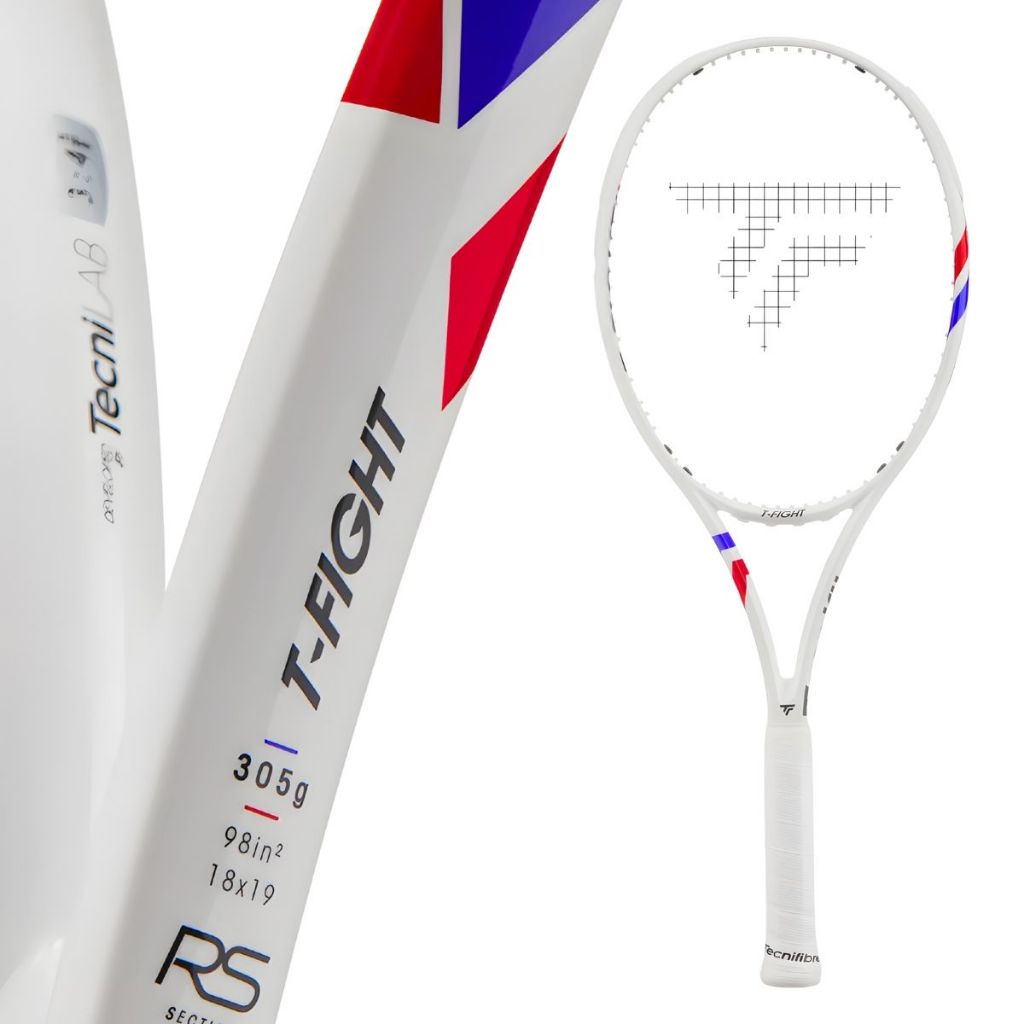 Raquete de Tênis Profissional Tecnifibre T-Fight V2 305s Grafite Adulto Original