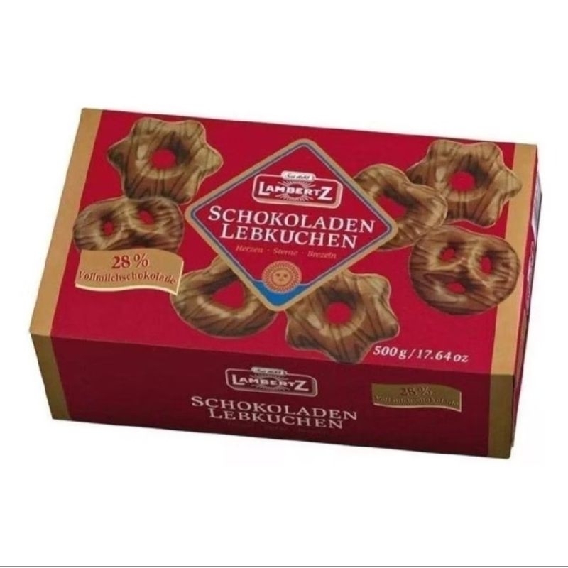 Pão De Mel C/ Chocolate Schokoladen Lebkuchen Lambertz 500g