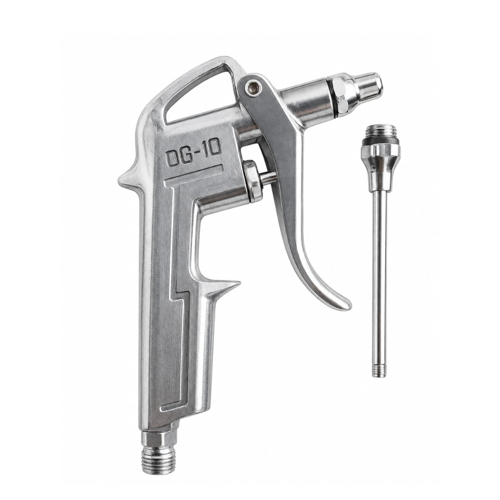 Pistola De Ar Comprimido Para Limpeza com Gatilho 1/4" - Corpo em Alumínio - Automação Industrial