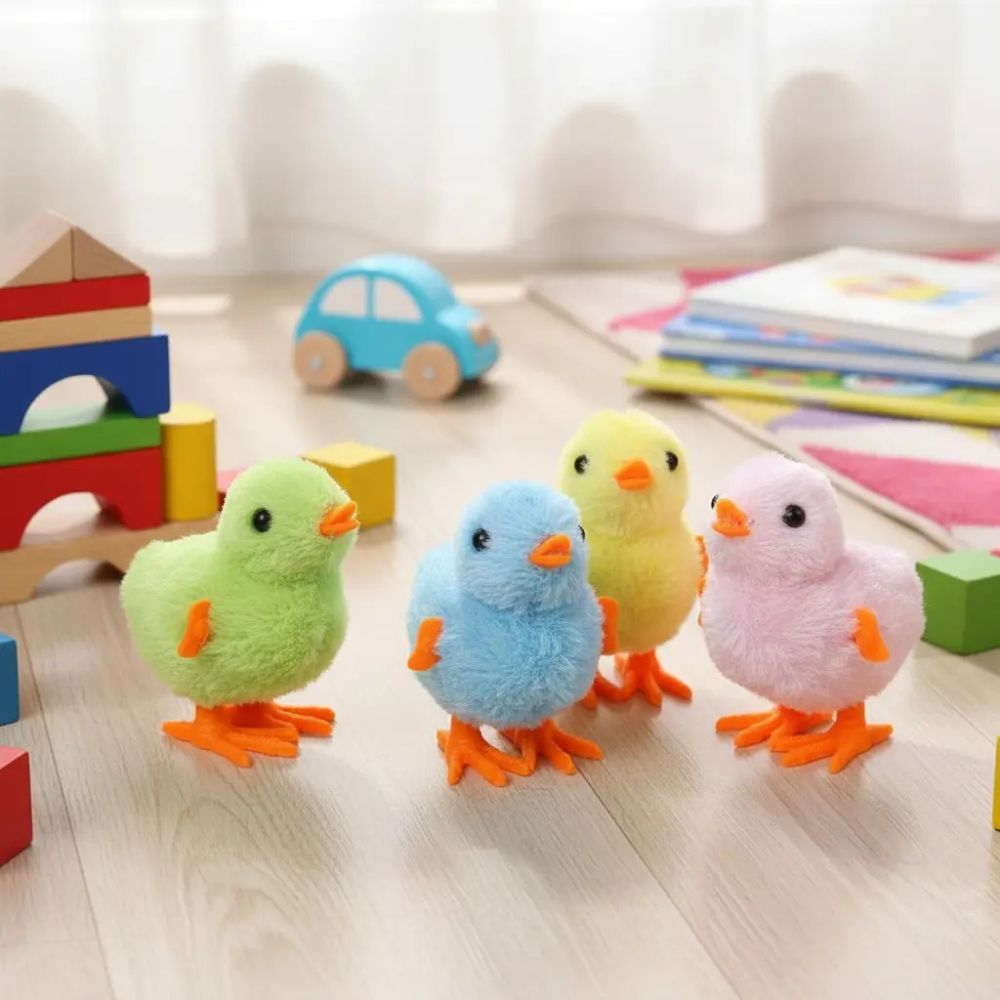 Kit 10 Pintinho No Ovo Brinquedo De Pelúcia Pintinho Amarelinho A Corda Saltitante Infantil