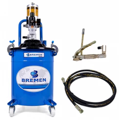 Propulsora Engraxadeira Pneumática Para Graxa 20kg Bremen