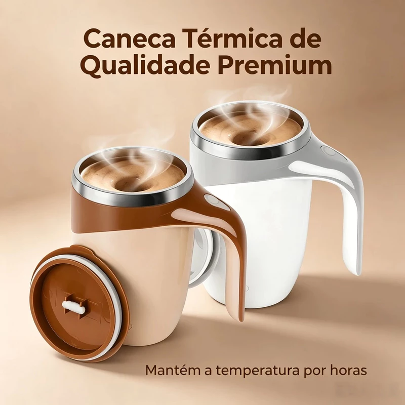 Caneca Misturadora Elétrica: 45% OFF! ☕