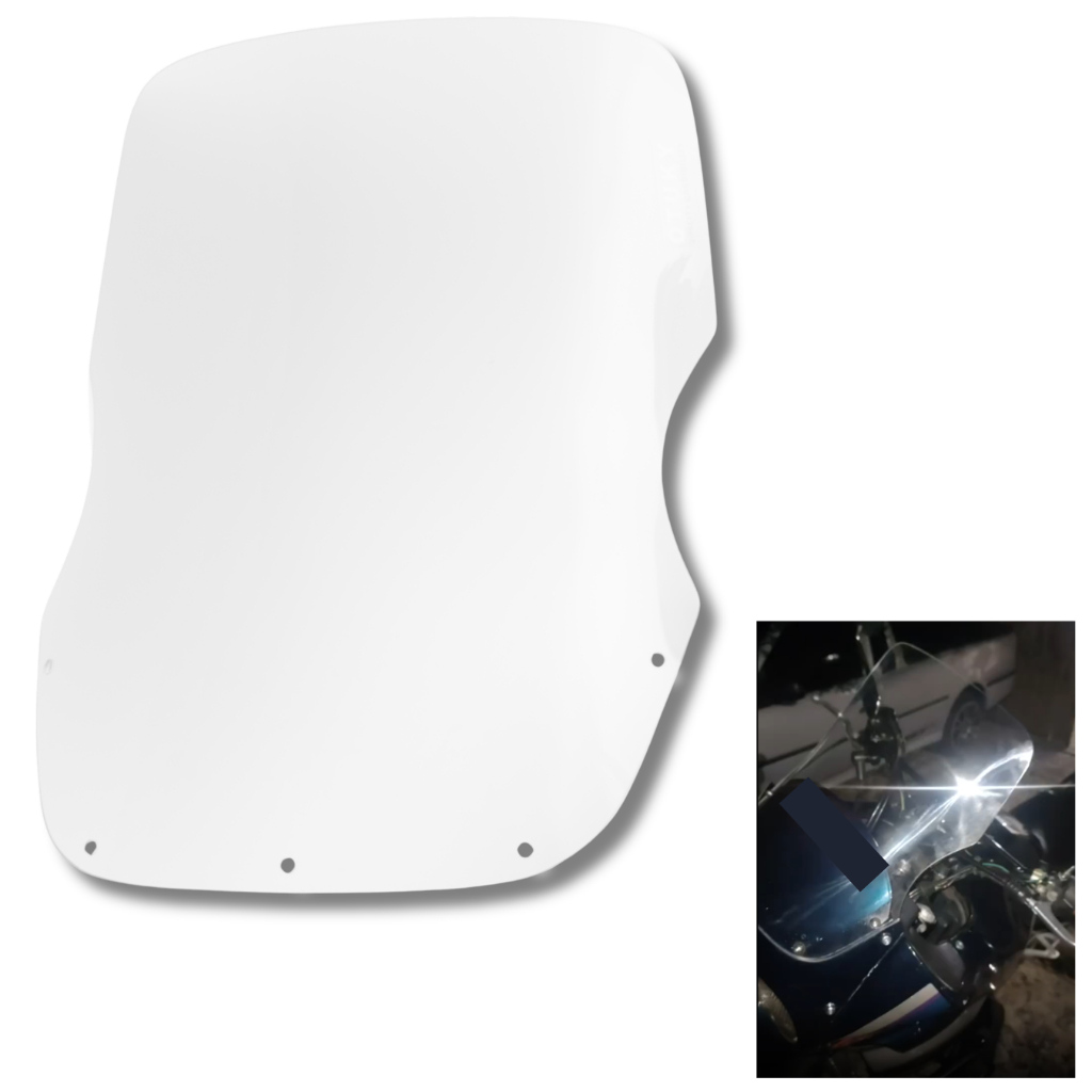 Bolha Parabrisa Super Tenere Xtz 750 Alongada Cristal Transparente - Otuky Bolhas
