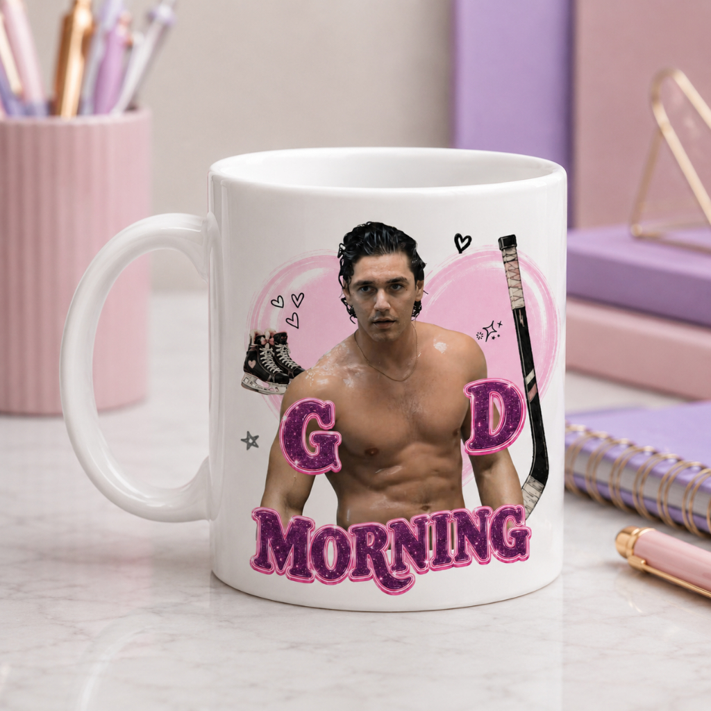 Caneca Garret Graham / Caneca Dean / Inspirada na série Off Campus / Caneca cerâmica325ml / Good Morning