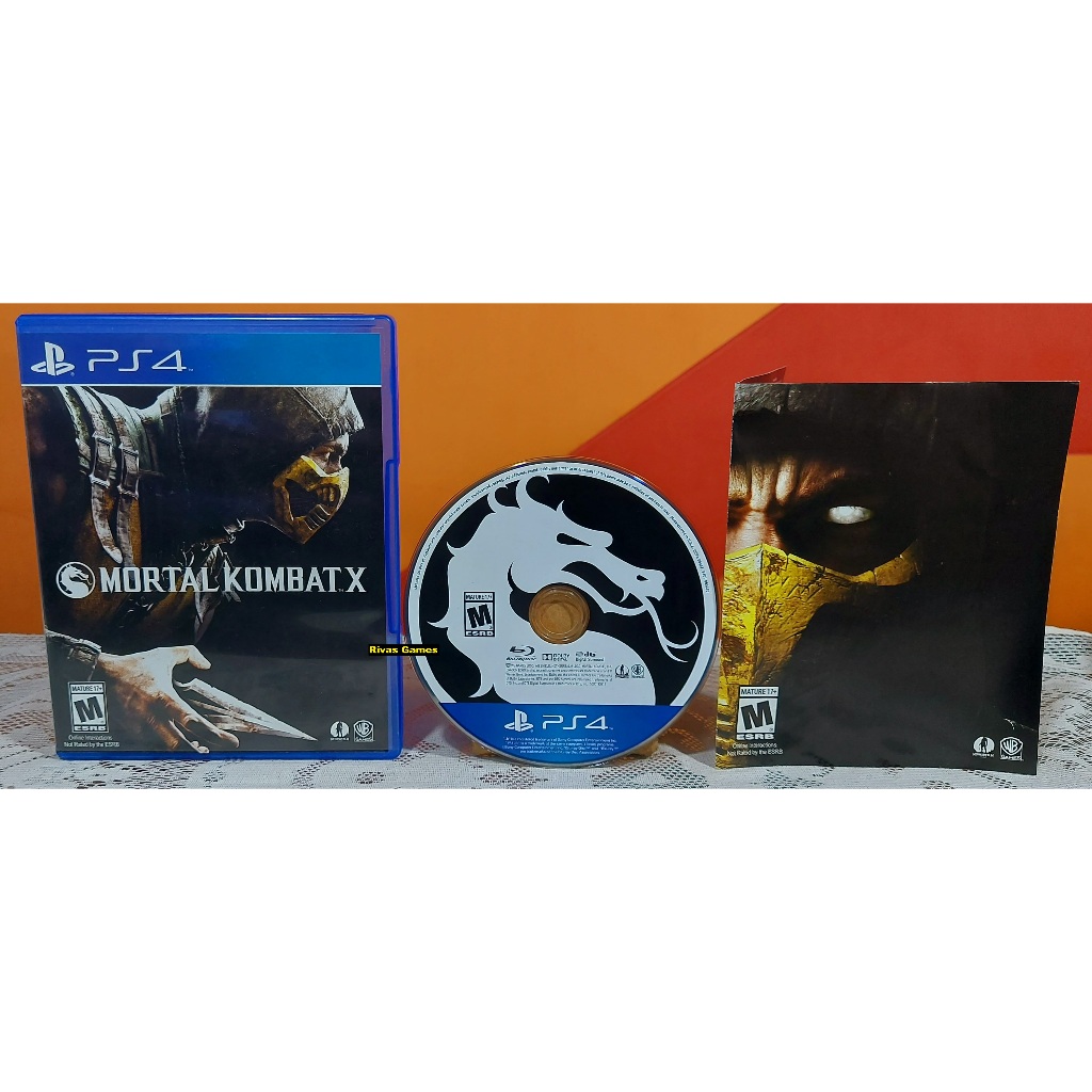 Mortal Kombat X Ps4 Playstation 4 Leia Veja Fotos