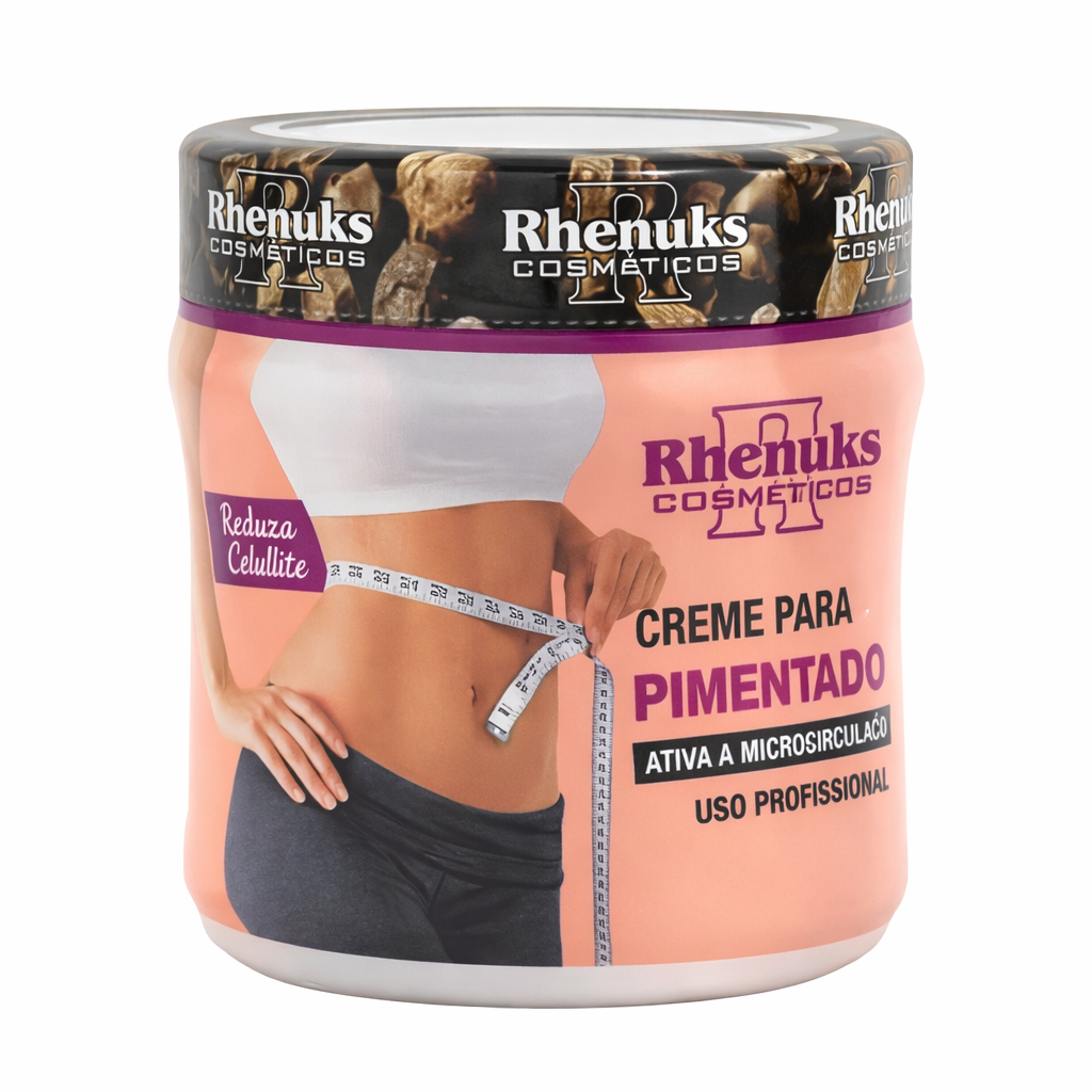 Creme Massagem Estética Pimenta Negra Termogênico Redutor De Medidas Modelador Corporal E Firmador