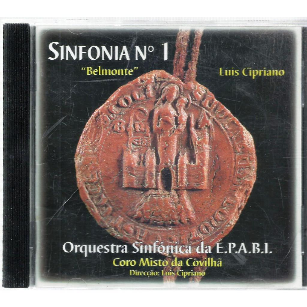1613 Mcd- Cd 1999 Música- Luis Cipriano- Sinfonia Nº. 1- Belmonte