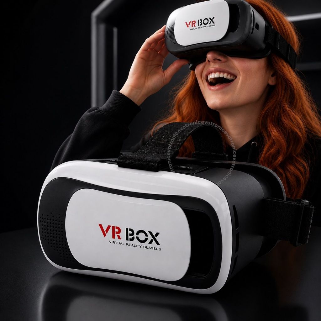 Óculos VR Box 2.0 Realidade + Controle Bluetooth para Celular Inteligente Todos Celulares Virtual 3D