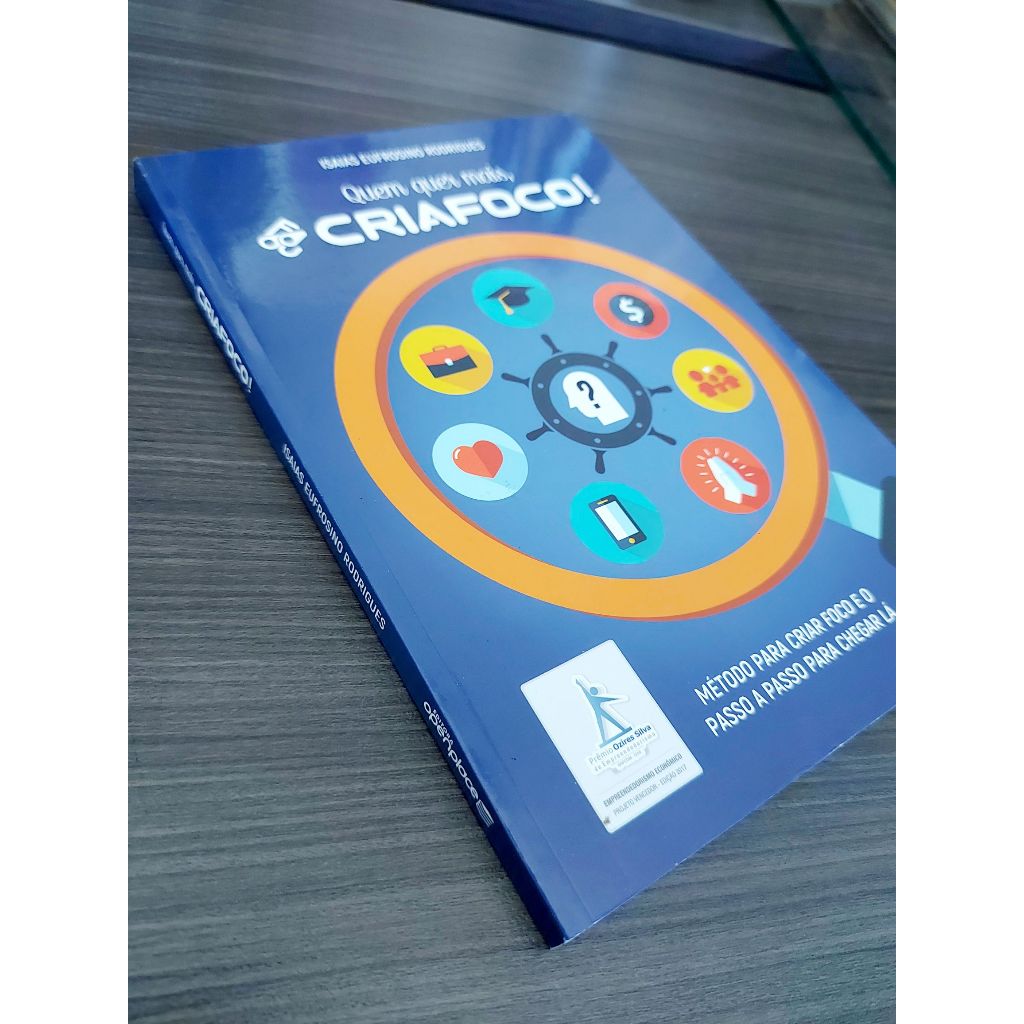 Livro Quem Quer Mais, Criafoco! Isaias Eufrosino Rodrigues
