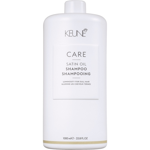 Shampoo Care Keune Satin Oil 1000ml Para Cabelos Secos