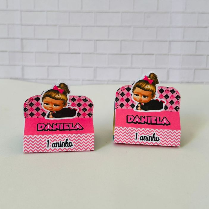 Porta Bis Duplo Poderosa Chefinha Personalizado / Lembrancinha para Festa / Aniversário Infantil