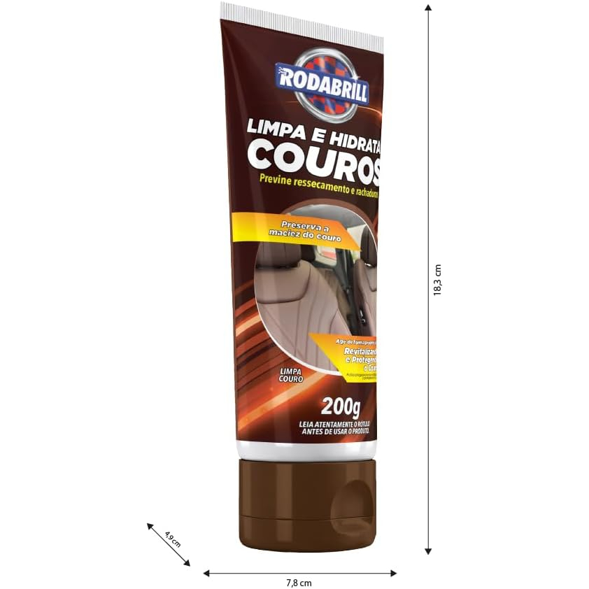 Limpa E Hidrata Couros Rodabrill Bancos Sofás Casacos Roupas — imagem 2 de 2
