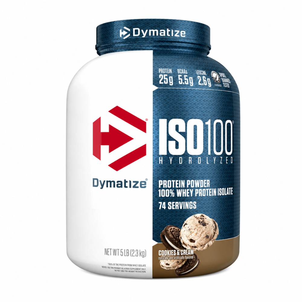 Whey ISO 100 Hidrolisado cookies e cream – 2,300 kg Dymatize