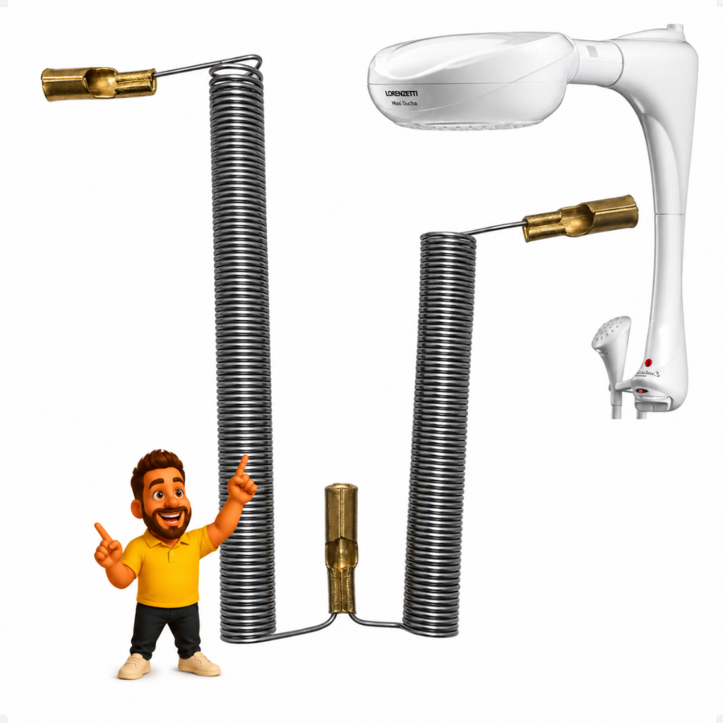 Resistência Chuveiro Compatível Evolution Turbo Evolution Master 5500w 110v 127v - Pratimix