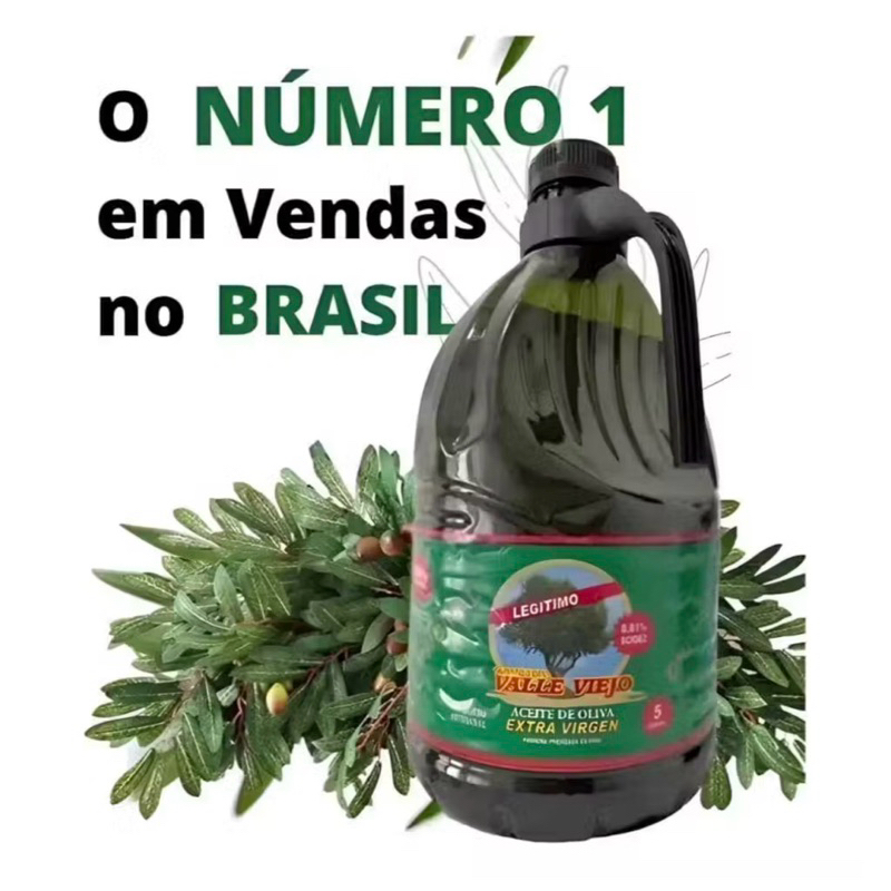 Azeite De Oliva Extra Virgem 5L Importado