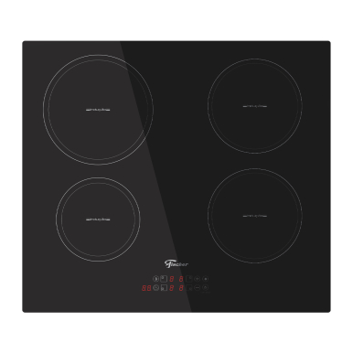 Cooktop de Indução Fischer 4 Queimadores Vitrocerâmica Touch Screen 220V