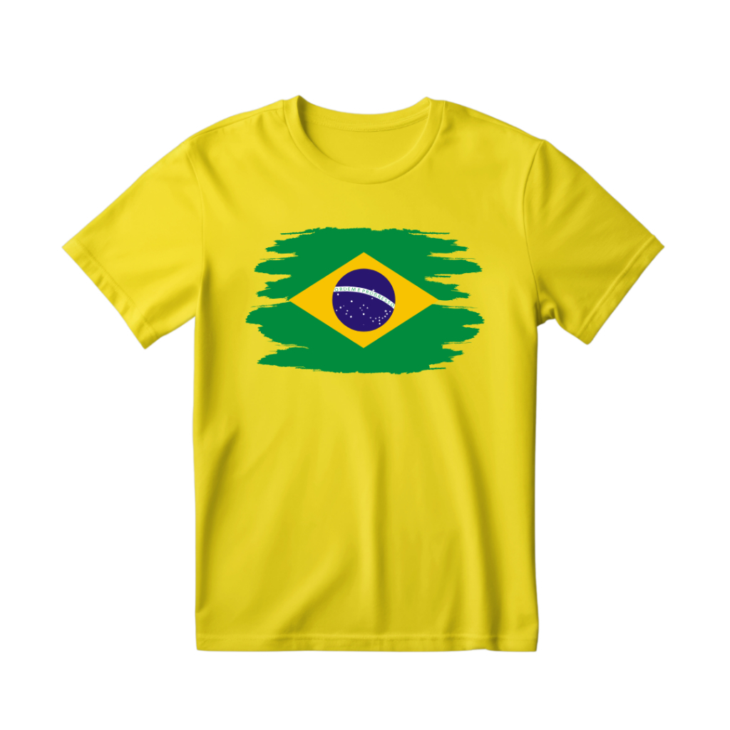 Camiseta DTF Copa do Mundo Torcida Seleção Brasileira