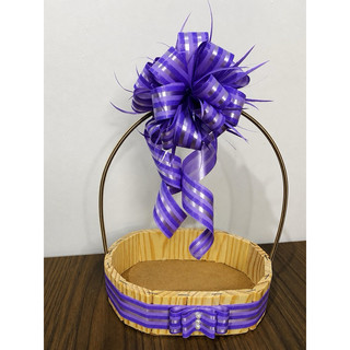 Cesta de Presente Decorada Artesanal Vazia | Escolha a Cor | Para Montar Kits e Lembranças