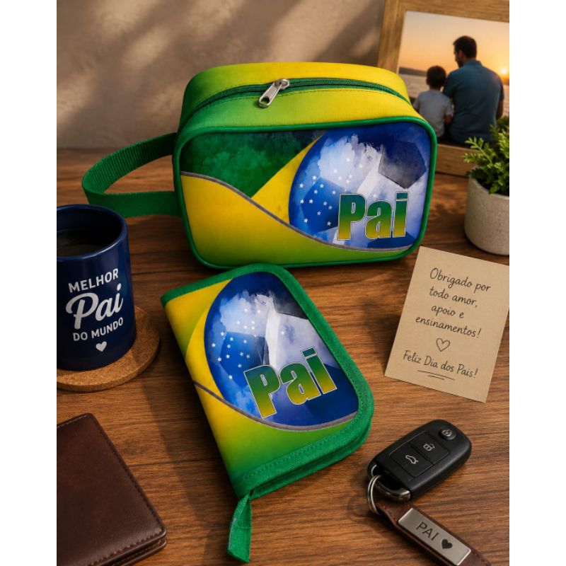 Bolsa de mão/Necesserie masculina/Estojo masculino