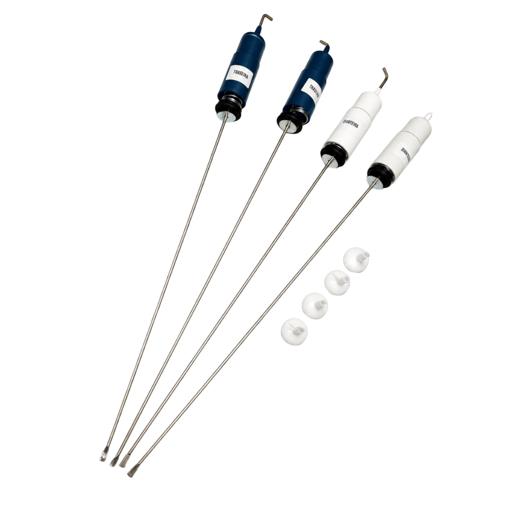 Kit 4 Varas Suspensão Lavadora Compatível Ge Dako 15kg