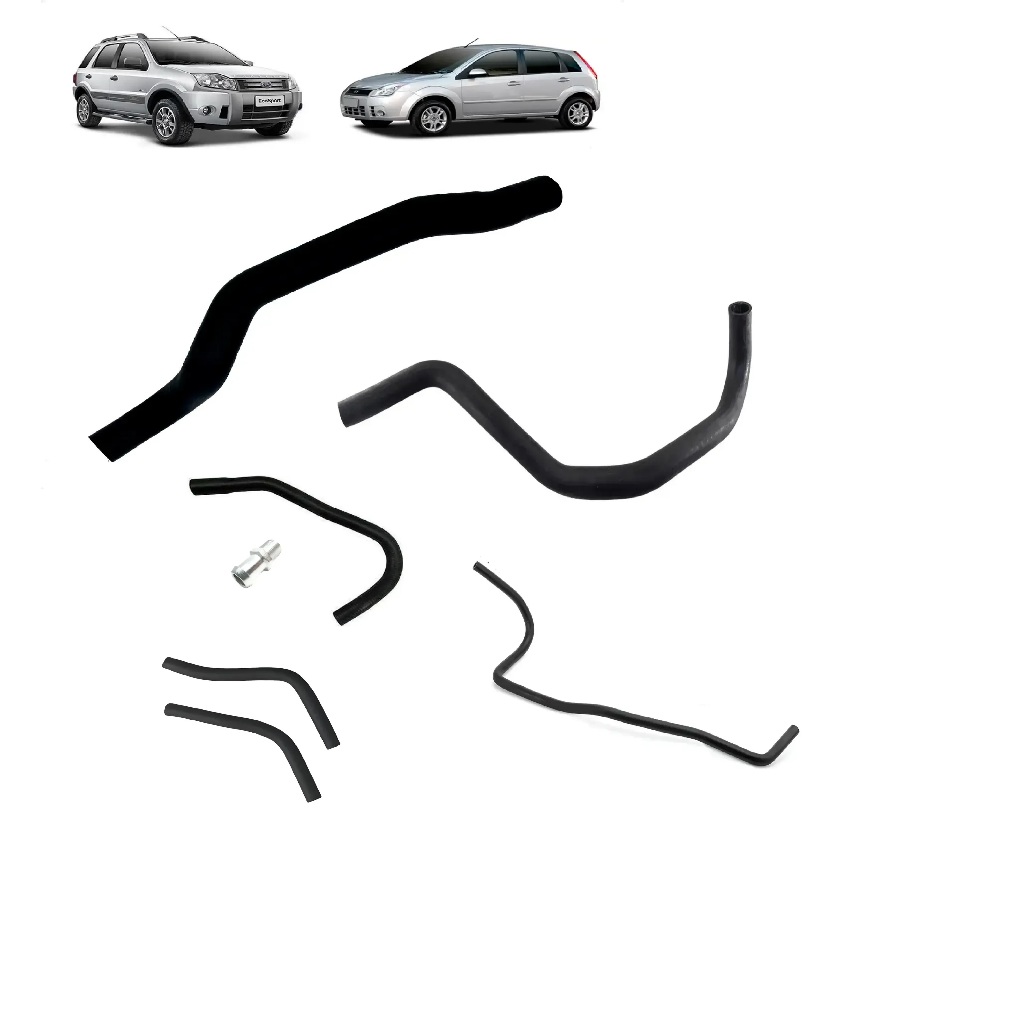 Kit Mangueira Compl. Sup. Inf. Ar Quente Fiesta Ecosport 1.0 1.6 03 04 05 06 07 08 09 10 11