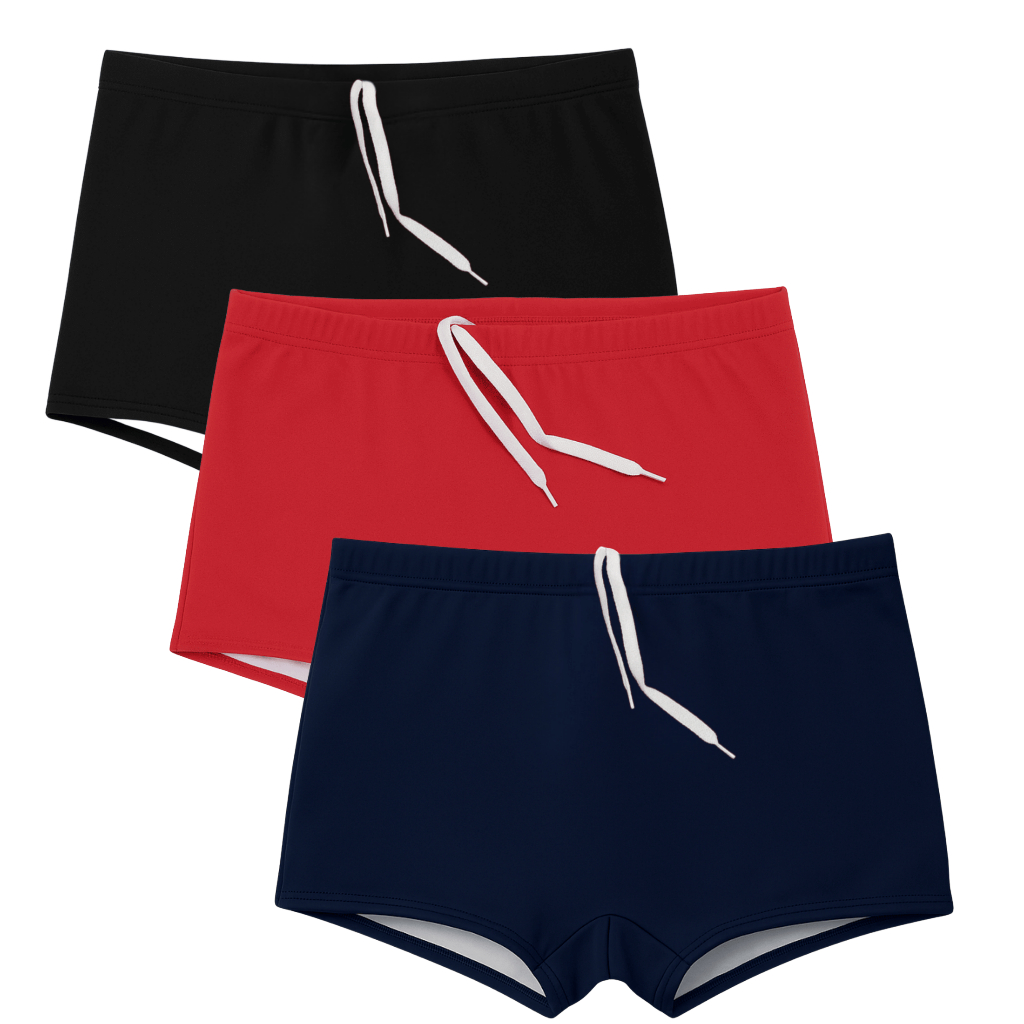 Sunga boxer shots Box Banho Sunga Masculina Promoção Verão 2026 - 1,2 ou 3 Peças Oferta