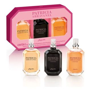 Kit Perfumes Patricia Abravanel Jequiti com 3 Fragrâncias Femininas – Essence + Intenso +…
