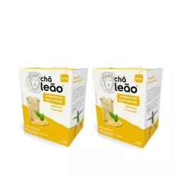 Kit 2un Chá Abacaxi Hortelã Gelado Leão 10 sachês