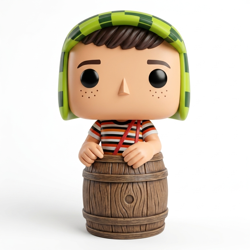 Action Figure Chaves (El Chavo del Ocho) Boneco Colecionável Com Caixa Personalizada.