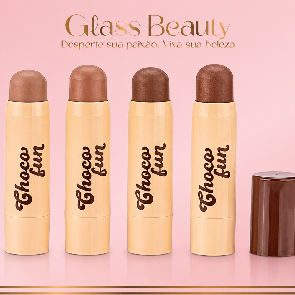 Contorno Stick Bastão Linha Choco Fun- Fenzza | Maquiagem | Envio Rápido
