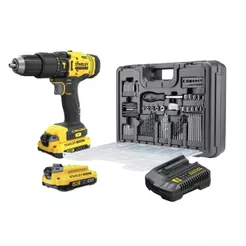 Parafusadeira e Furadeira Impacto STANLEY SCD712D2KA 13mm 20V Com 2 Velocidades 110V