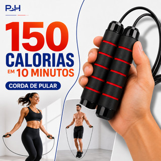 Corda de Pular Profissional Crossfit - 3 Metros - Ajustável + Rolamento 360° + Cabo de Aç…
