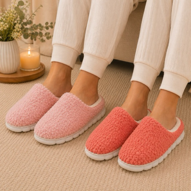 Pantufa Nuvem Feminina Adulto Antiderrapante Peluciada Super Macia Confortáve