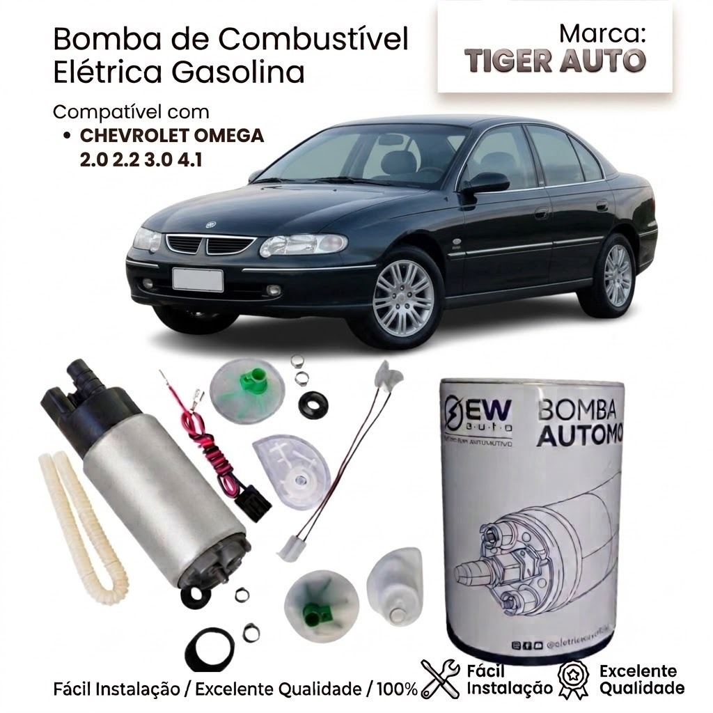 Bomba Combustivel Omega 2.0/2.2/3.0/4.1 1992 ATÉ 1998