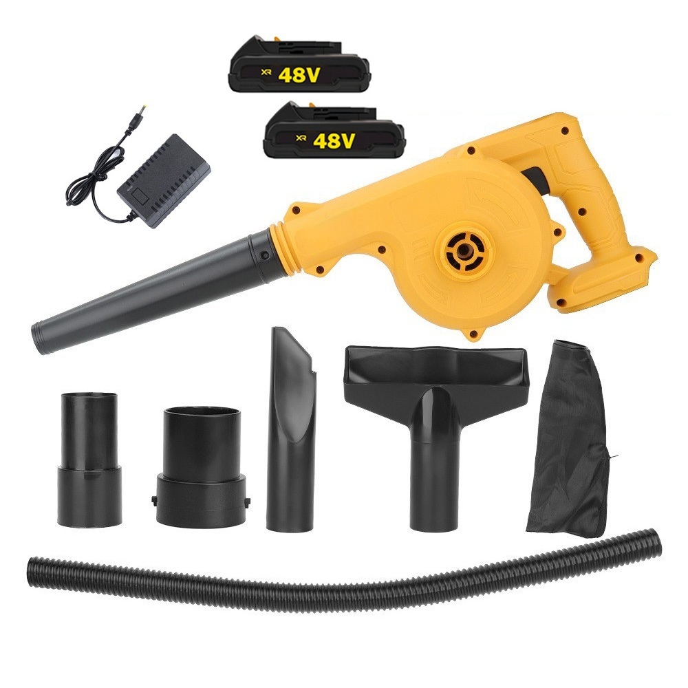 SOPRADOR DE FOLHAS A BATERIA 48V AMARELO ASPIRADOR O MELHOR DO SITE