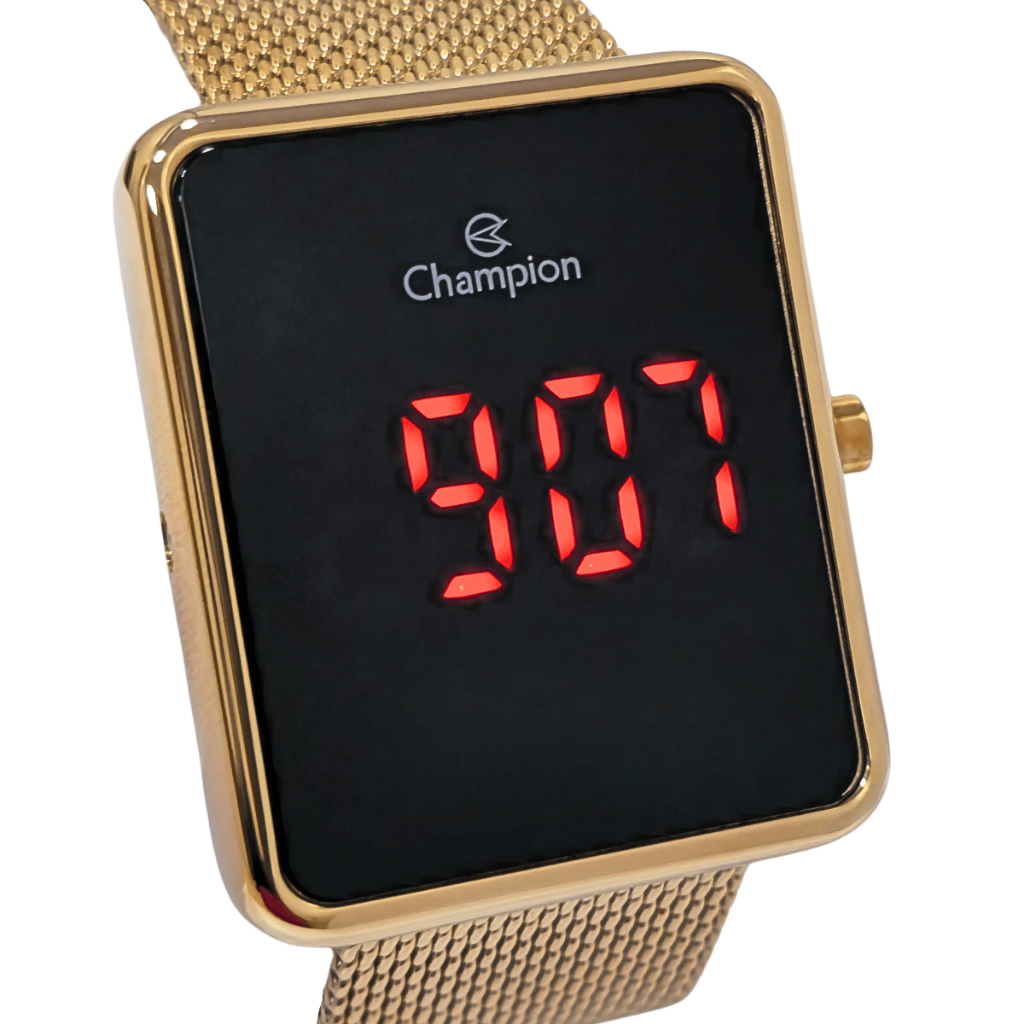 Relógio Champion Feminino Rosé Digital Led CH40080P