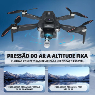Drone S1S De Nível Profissional Está Equipado Com Duas Câmeras 6K Duas Baterias e Um Controle Remoto De 2,4 GHz