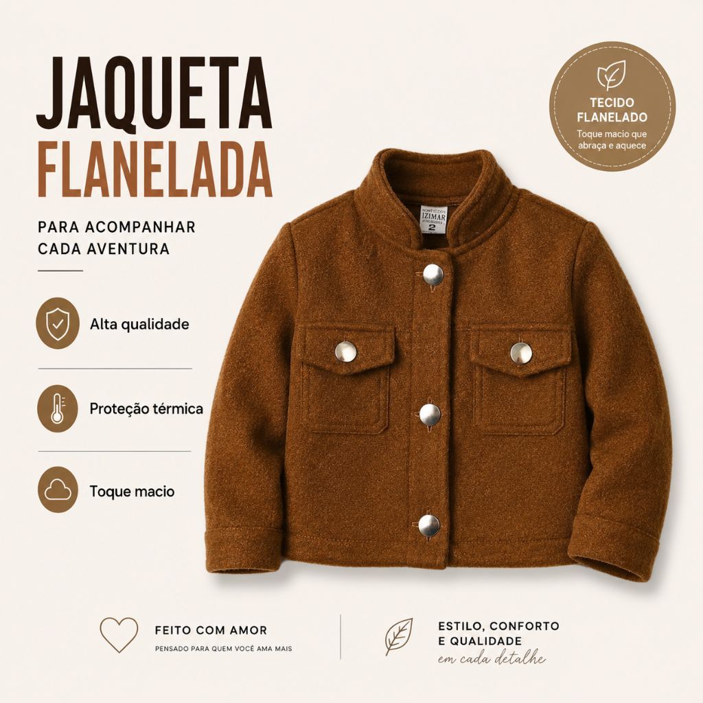 Casaco Jaqueta BLUSA MENINO  LA BATIDA Peluciada Tecido Quentinho 2 Ao 16