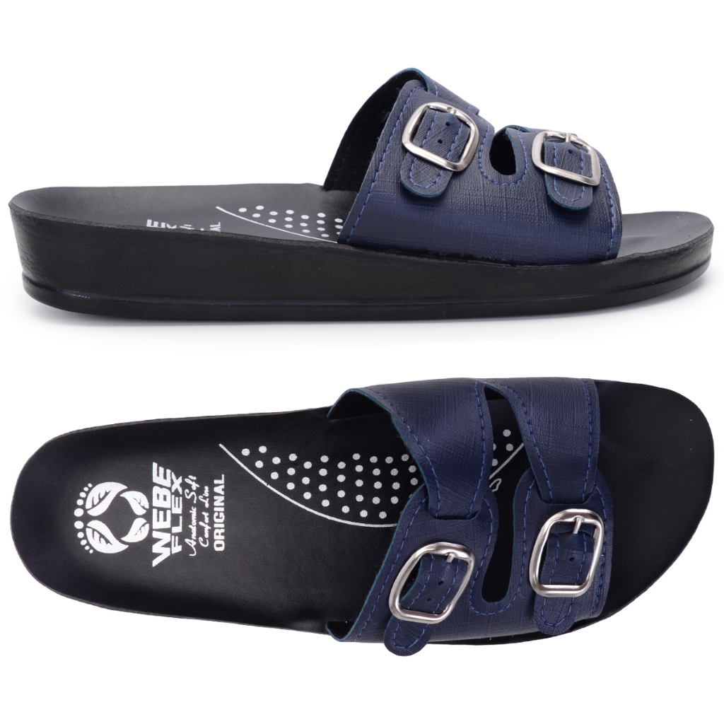 Chinelo Feminino Ortopédico Sandália Anatômica Leve Confortável Ideal Para Esporão Fascite Plantar 2 Fivelas Ajustáveis